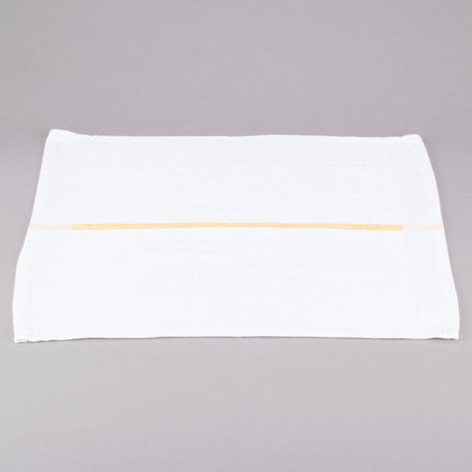 Khăn bar cotton sọc màu vàng đồng trắng Chef Revival 794 g 48,3 x 40,6 cm - Gói 12 cái