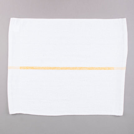 Khăn bar cotton sọc màu vàng đồng trắng Chef Revival 794 g 48,3 x 40,6 cm - Gói 12 cái