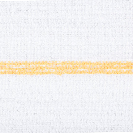 Khăn bar cotton sọc màu vàng đồng trắng Chef Revival 794 g 48,3 x 40,6 cm - Gói 12 cái