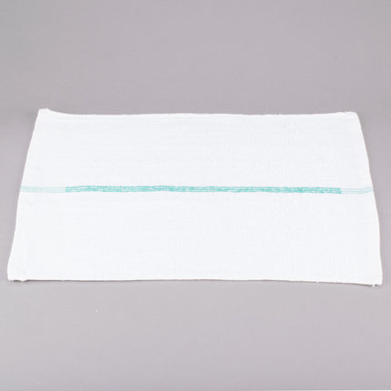 Khăn bar cotton sọc màu xanh lá trắng Chef Revival 794 g 48,3 x 40,6 cm - Gói 12 cái