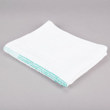 Khăn bar cotton sọc màu xanh lá trắng Chef Revival 794 g 48,3 x 40,6 cm - Gói 12 cái