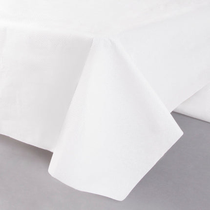 Khăn trải bàn giấy phủ nhựa màu trắng 137 x 274 cm - Thùng 25 cái