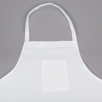 Tạp dề yếm bản rộng vải poly-cotton có thể tùy chỉnh Chef Revival trắng, 1 túi