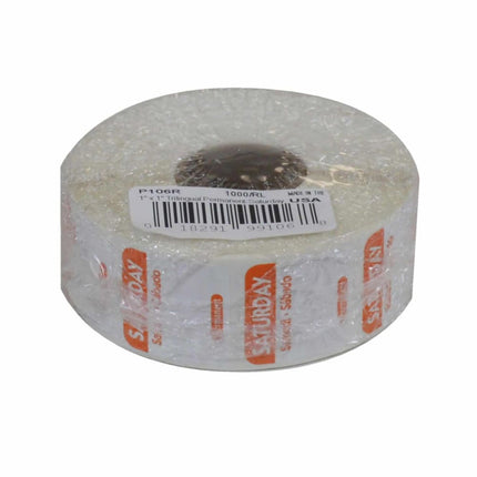 Nhãn Bảo Quản Thực Phẩm Vuông Vĩnh Viễn National Checking Company 2.5 x 2.5 cm Thứ Bảy Cam (P106R)