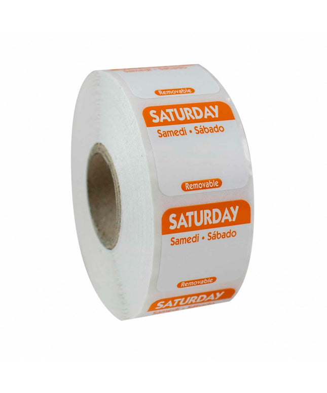 Nhãn Đựng Thực Phẩm Gỡ Được National Checking Company 2.5 x 2.5 cm Thứ Bảy Màu Cam (R106R)