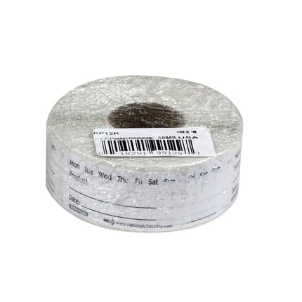 Nhãn Bảo Quản Thực Phẩm National Checking Company RP12R 2.5 x 5.1 cm Trắng