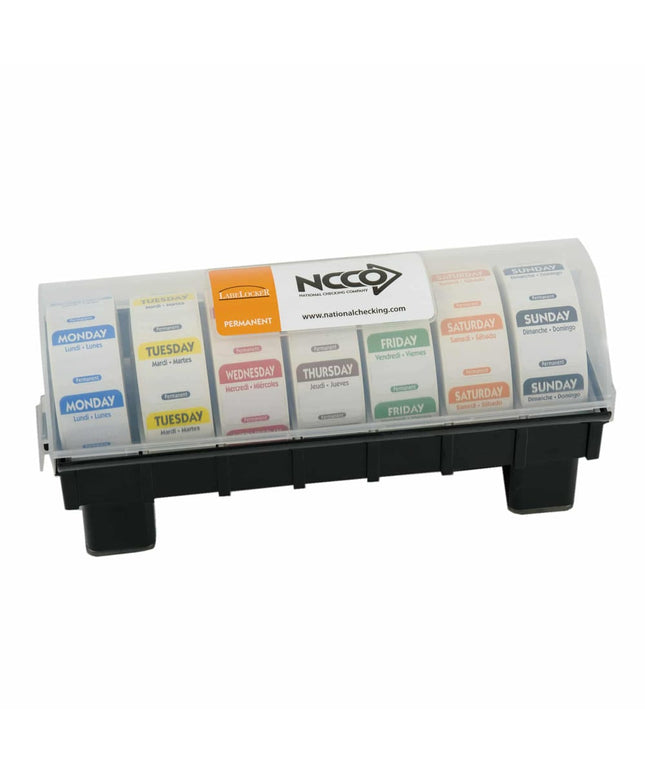 Hộp Đựng Nhãn National Checking Company P1KIT Cho Nhãn 2.5 x 2.5 cm Nhựa Đen