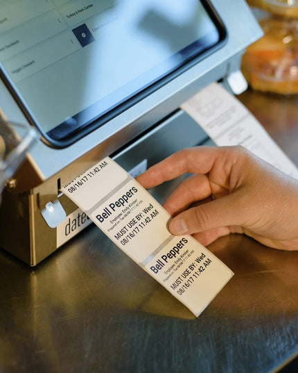 Nhãn Đựng Thực Phẩm Vĩnh Viễn National Checking Company Datecode Genie® 5.1 x 5.1 cm Màu Trắng (DCG-P22-4)
