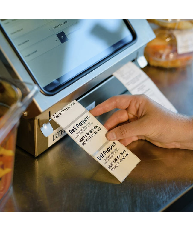 Nhãn Đựng Thực Phẩm Vĩnh Viễn National Checking Company Datecode Genie® 5.1 x 5.1 cm Màu Trắng (DCG-P22-4)