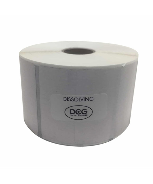 Nhãn Dán Thực Phẩm Vuông Tan Được National Checking Company Datecode Genie® DCG-D22-4 5.1 cm x 5.1 cm Trắng