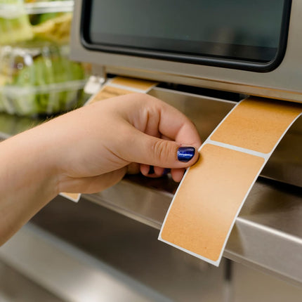 Nhãn Bảo Quản Thực Phẩm National Checking Company DCG-KP24-4 Datecode Genie® Chữ Nhật 5.1 x 10.2 cm Nâu