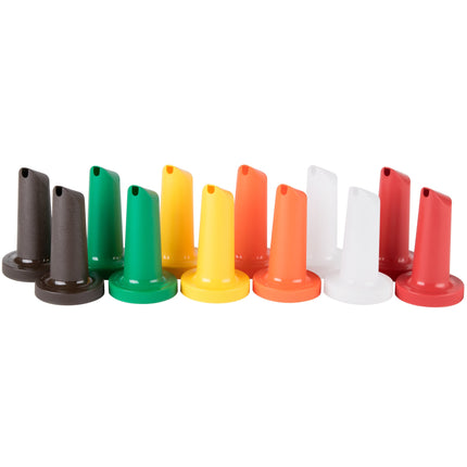 Bộ 12 vòi/cổ rót phân màu Carlisle PS204AST00 Store 'N Pour PourPlus