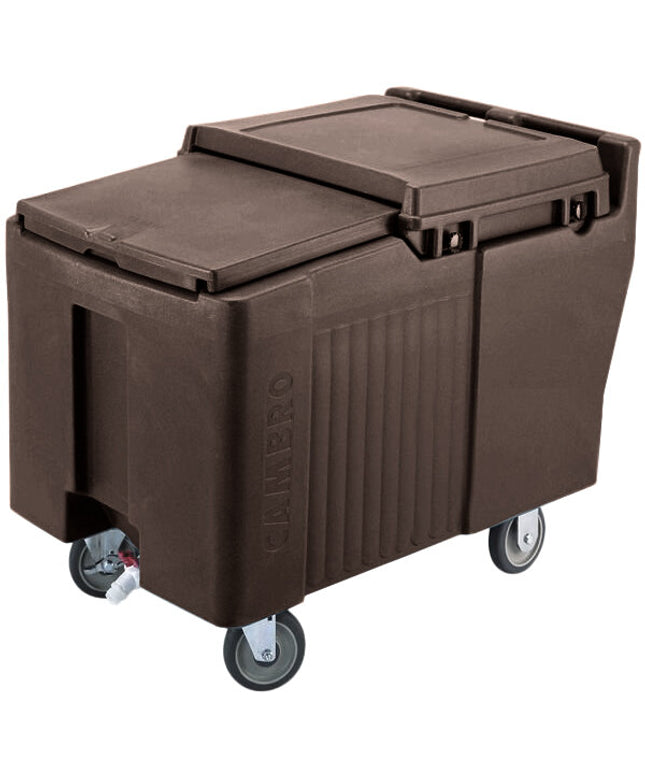 Thùng đá di động Cambro ICS175L131 SlidingLid nâu sẫm 79 kg