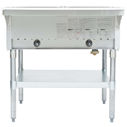 Bàn hâm nóng gas propane hai khoang Eagle Group HT2 7.000 BTU khoang hở