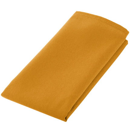 Khăn ăn vàng gold bằng polyester 100% Intedge 51 cm x 51 cm - Gói 12 cái