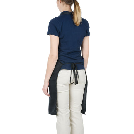 Tạp dề yếm polyester có thể tùy chỉnh Chef Revival đen