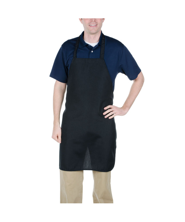 Tạp dề yếm polyester có thể tùy chỉnh Chef Revival đen