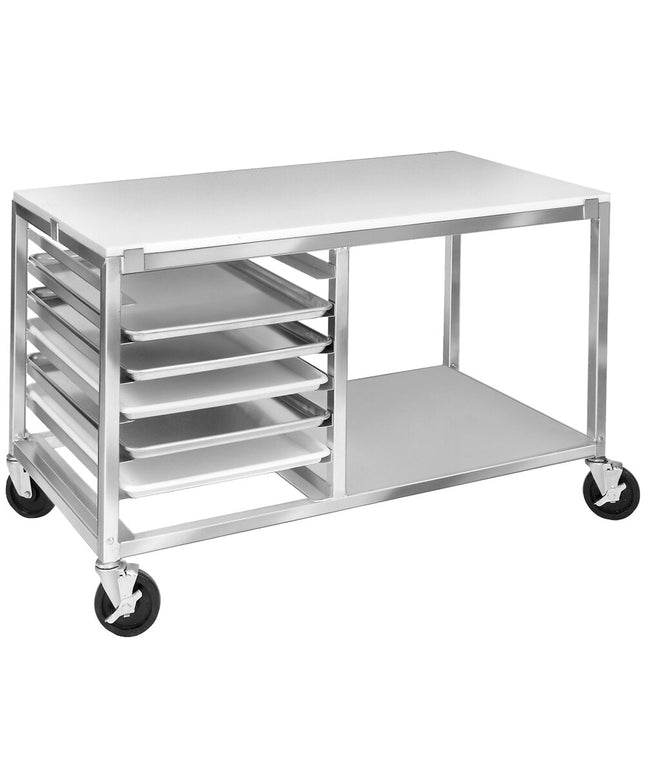Xe giá đựng khay nướng có mặt sơ chế Channel MW247/P 7 khay nạp đầu kèm kệ hở - Lắp sẵn