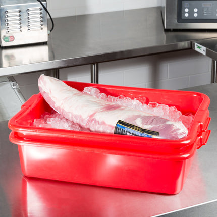 Khay thoát nước màu đỏ Vollrath Traex® Color-Mate™ 1511-C02 50,8 x 38,1 x 12,7 cm
