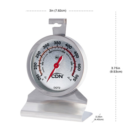 Nhiệt Kế Lò Nướng CDN DOT2 Mặt Số 5.1 cm 150-550°F