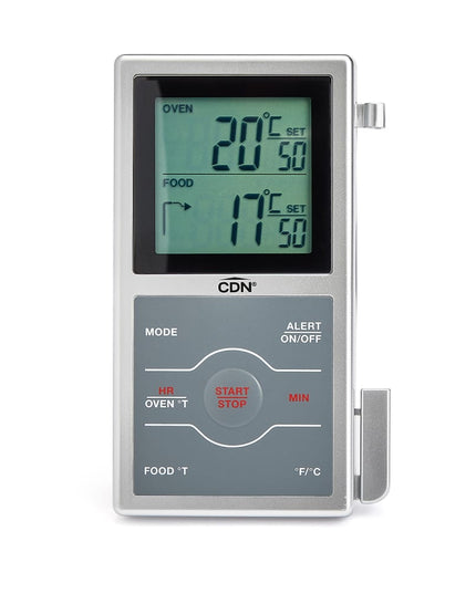 Nhiệt Kế Kỹ Thuật Số Cảm Biến Kép CDN Thân 17.1 cm, 32 Đến 572°F, Trắng (DSP1-W)