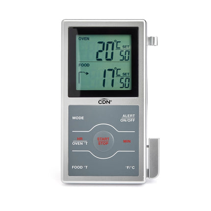Nhiệt Kế Kỹ Thuật Số Cảm Biến Kép CDN Thân 17.1 cm, 32 Đến 572°F, Trắng (DSP1-W)