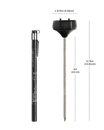 Nhiệt Kế Bỏ Túi Kỹ Thuật Số CDN Cọc 12.7 cm, -50 Đến 392°F (DT392)
