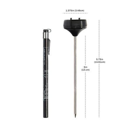 Nhiệt Kế Bỏ Túi Kỹ Thuật Số CDN Cọc 12.7 cm, -50 Đến 392°F (DT392)
