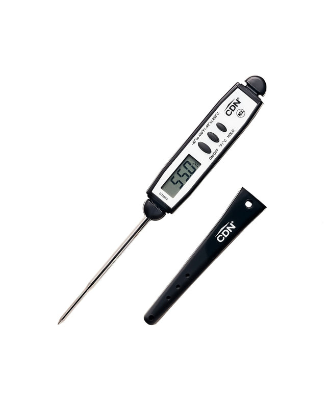 Nhiệt Kế Bỏ Túi Điện Tử CDN Que Đo 7 cm, -40 Đến 450°F, Màu Đen (DT450X)