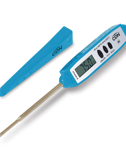 Nhiệt Kế Bỏ Túi Kỹ Thuật Số CDN Que 7 cm, -40 Đến 450°F, Màu Xanh (DT450X-B)