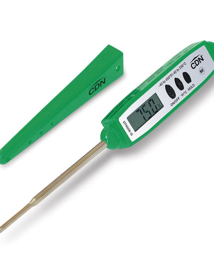 Nhiệt Kế Điện Tử Bỏ Túi CDN Que Đo 7 cm, -40 Đến 450°F, Màu Xanh Lá (DT450X-G)
