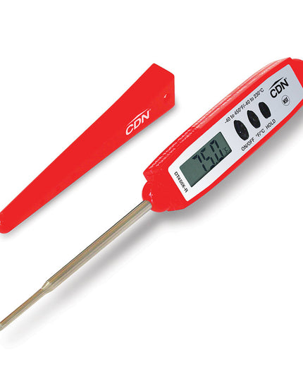 Nhiệt Kế Điện Tử Bỏ Túi CDN Cán 7 cm, -40 đến 450°F, Màu Đỏ (DT450X-R)