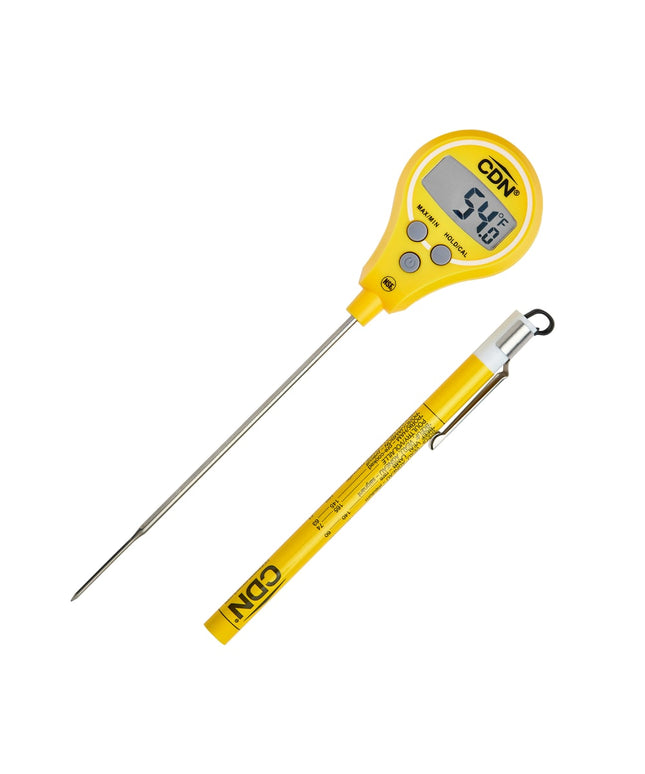 CDN Nhiệt Kế Kỹ Thuật Số Bỏ Túi Cọc 10.9 cm, -40 Đến 572°F, Màu Vàng (DTL572-Y)