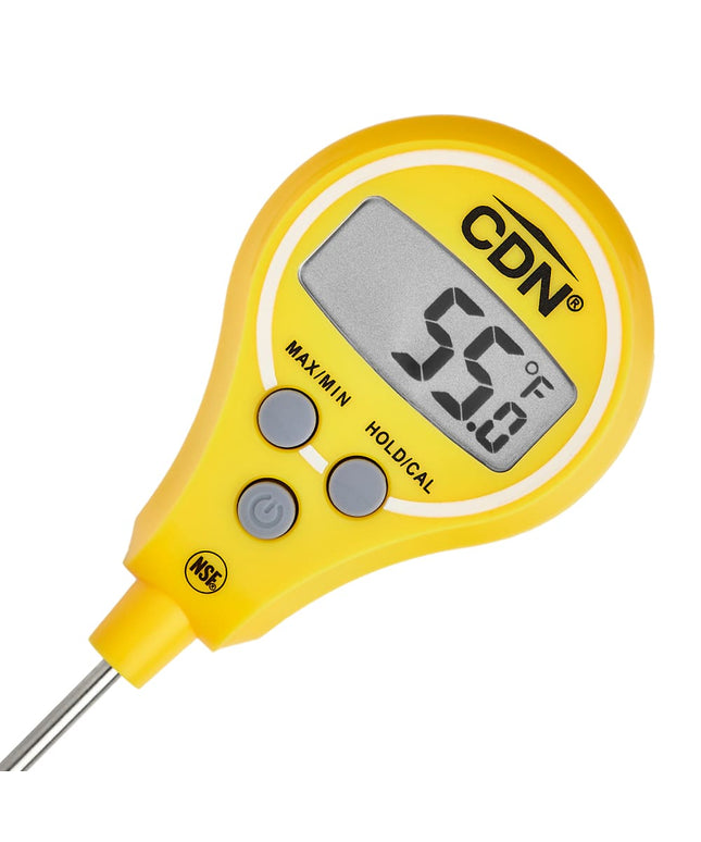 CDN Nhiệt Kế Kỹ Thuật Số Bỏ Túi Cọc 10.9 cm, -40 Đến 572°F, Màu Vàng (DTL572-Y)
