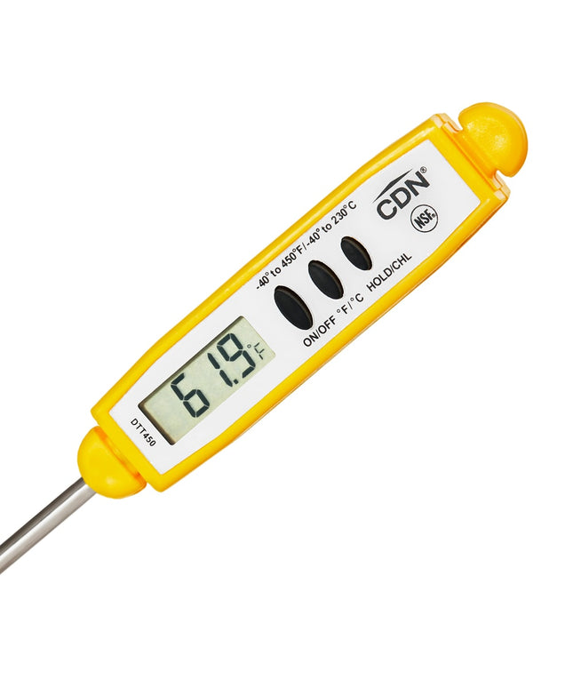 Nhiệt Kế Bỏ Túi Kỹ Thuật Số CDN Cọng 7 cm, -40 Đến 450°F, Màu Vàng (DTT450)