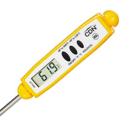 Nhiệt Kế Bỏ Túi Kỹ Thuật Số CDN Cọng 7 cm, -40 Đến 450°F, Màu Vàng (DTT450)