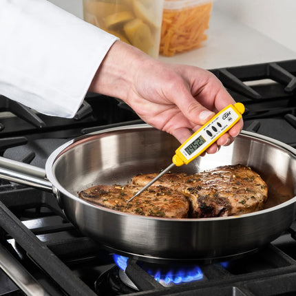 Nhiệt Kế Bỏ Túi Kỹ Thuật Số CDN Cọng 7 cm, -40 Đến 450°F, Màu Vàng (DTT450)