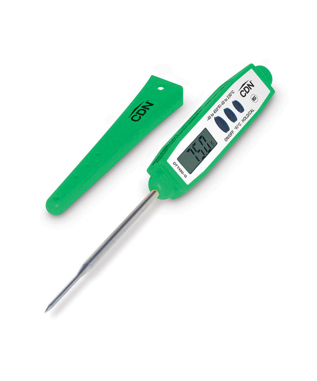 Nhiệt Kế Điện Tử Bỏ Túi CDN Thân 7 cm, -40 Đến 450°F, Xanh Lá (DTT450-G)