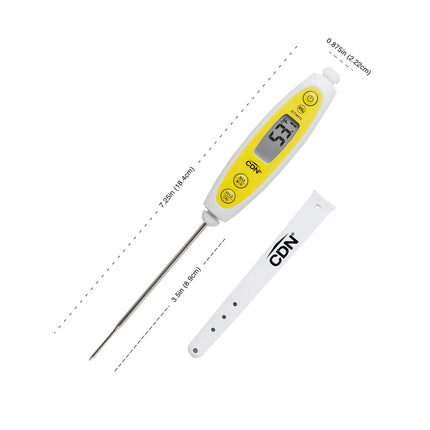 Nhiệt Kế Bỏ Túi Kỹ Thuật Số CDN Thân 8.9 cm, -40 Đến 572°F (DTTW572)