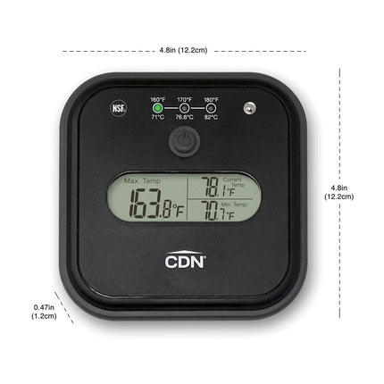 Nhiệt Kế Kỹ Thuật Số Máy Rửa Chén CDN, 32 Đến 194°F (DW2)