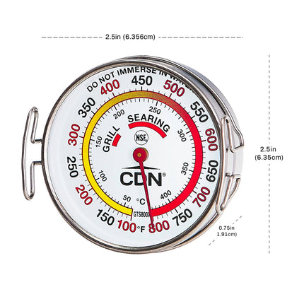 Nhiệt Kế Nướng CDN GTS800X Mặt Số 5.7 cm 100 - 800°F
