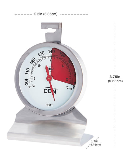 Nhiệt Kế Lò Nướng CDN HOT1 Mặt Số 5.1 cm 100 - 180°F