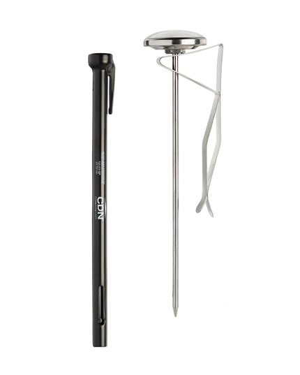 CDN Nhiệt Kế Đánh Sữa Mặt Đồng Hồ 3.8 cm Cần 16.5 cm, 0 Đến 220°F (IRB220-F-6.5)