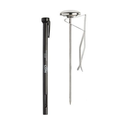 CDN Nhiệt Kế Đánh Sữa Mặt Đồng Hồ 3.8 cm Cần 16.5 cm, 0 Đến 220°F (IRB220-F-6.5)