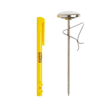Nhiệt Kế Đánh Sữa Mặt Đồng Hồ CDN 3.8 cm Cần 12.7 cm, 0 Đến 220°F (IRB220-F)