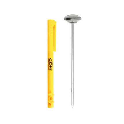 Nhiệt Kế Nấu Ăn Đồng Hồ CDN 2.5 cm Que 12.7 cm, 0 Đến 220°F (IRT220-X2)