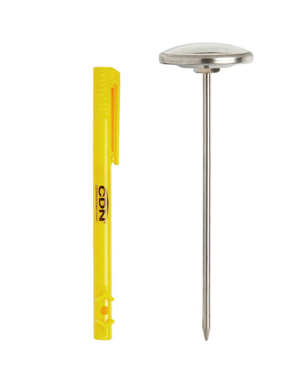 Nhiệt Kế Nấu Ăn CDN Mặt Đồng Hồ 4.4 cm Que 12.7 cm 0-220°F (IRXL220)