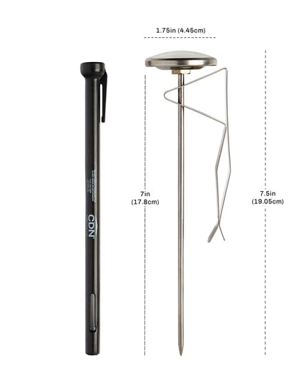 Nhiệt Kế Kẹo Chiên Ngập Dầu CDN IRXL400 Cán 17.8cm 100-600°F