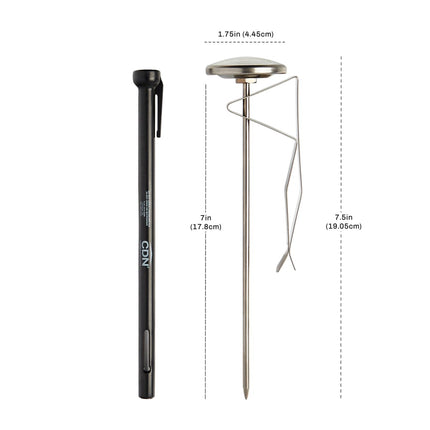 Nhiệt Kế Kẹo Chiên Ngập Dầu CDN IRXL400 Cán 17.8cm 100-600°F