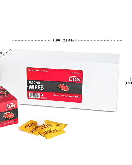 Khăn Lau Đầu Dò CDN PW1000 Cồn Isopropyl 70%